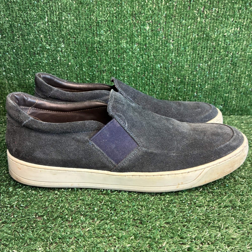 To Boot New York Ringer Suede Elastic Leather Casual Loafers Dark Blue Mens 9.5M